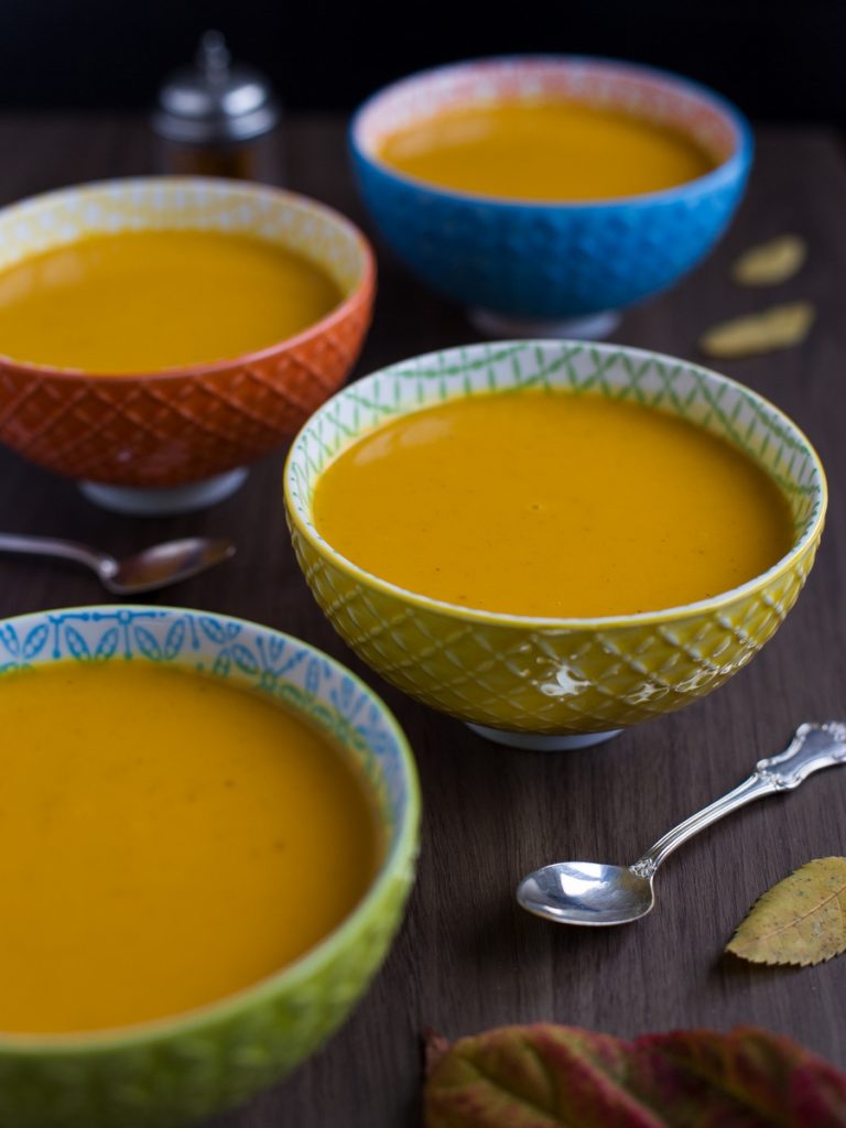 Pumpkin Curry Soup with Coconut Milk (vegan)
