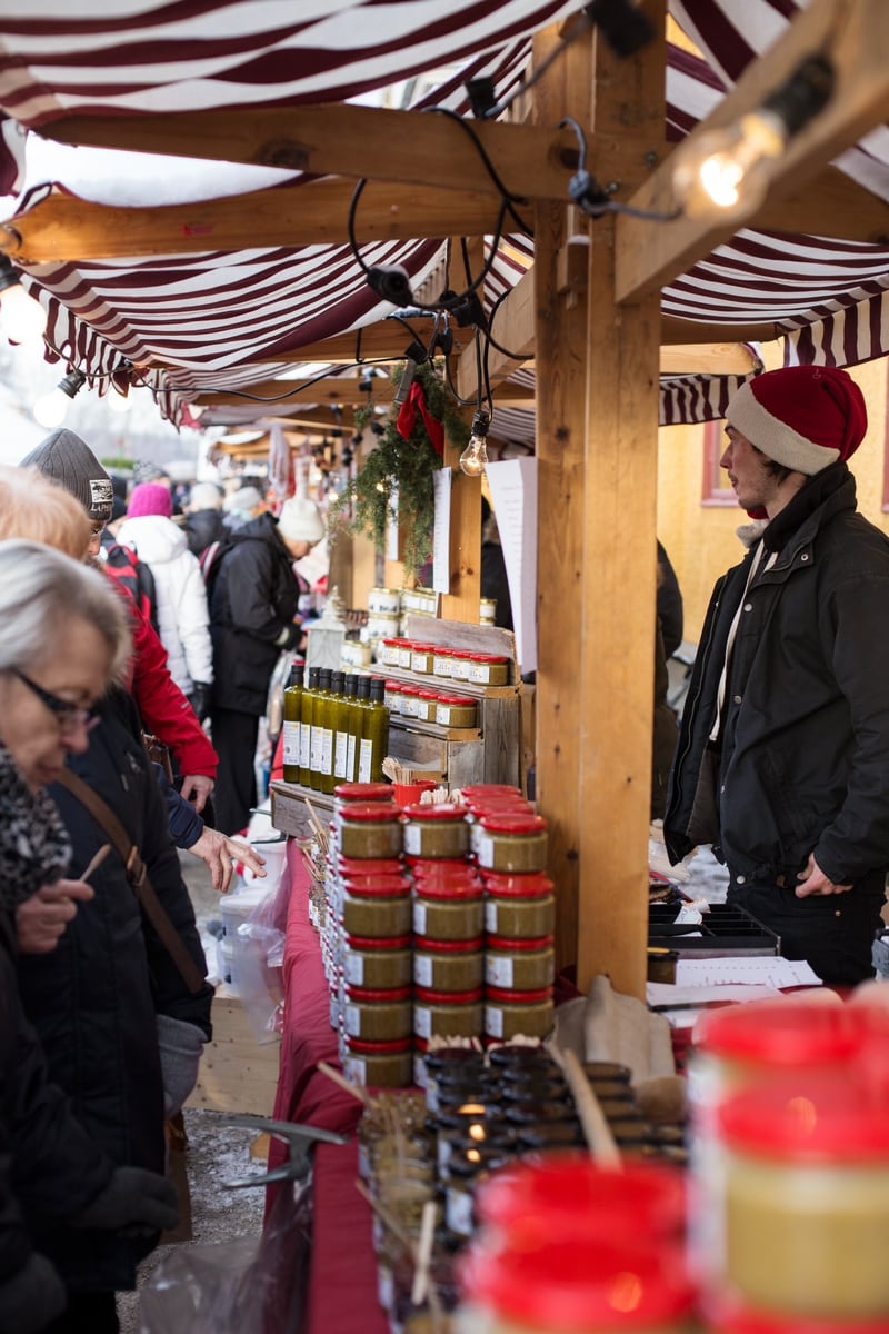 Swedish Christmas Market at the Falun Copper Mine, a World Heritage Site.