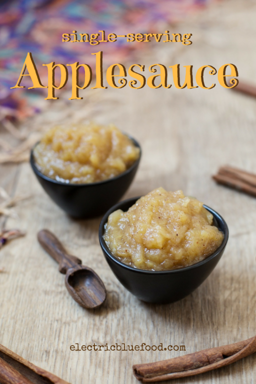 Make smaller quantities of applesauce and enjoy it also when you don't have tonnes of apples to preserve!