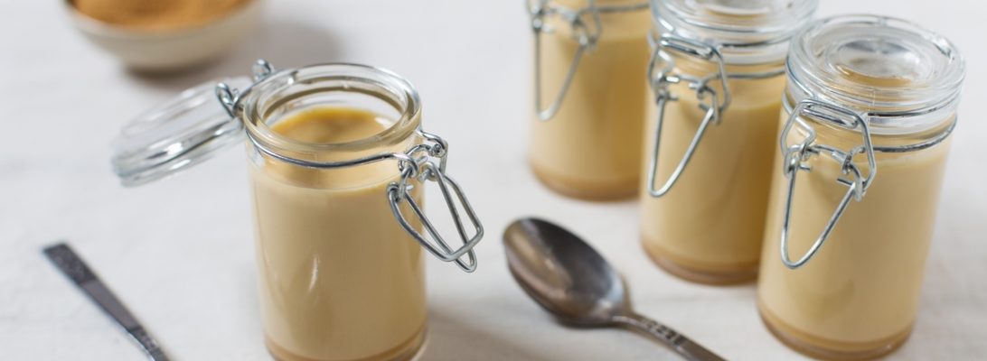 cane sugar panna cotta
