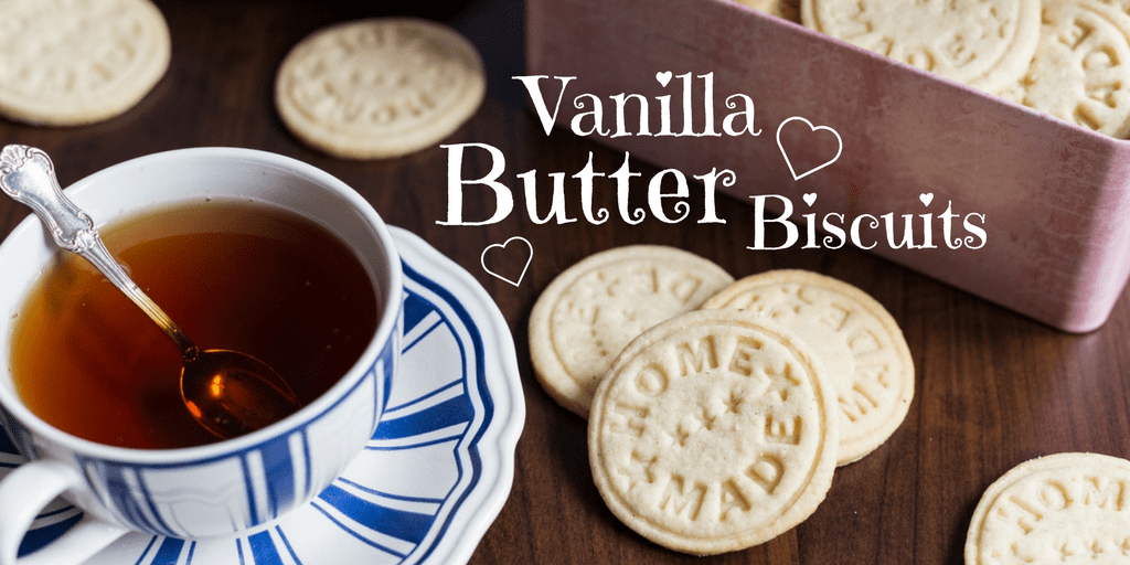 Easy biscuits that smell like vanilla and butter.