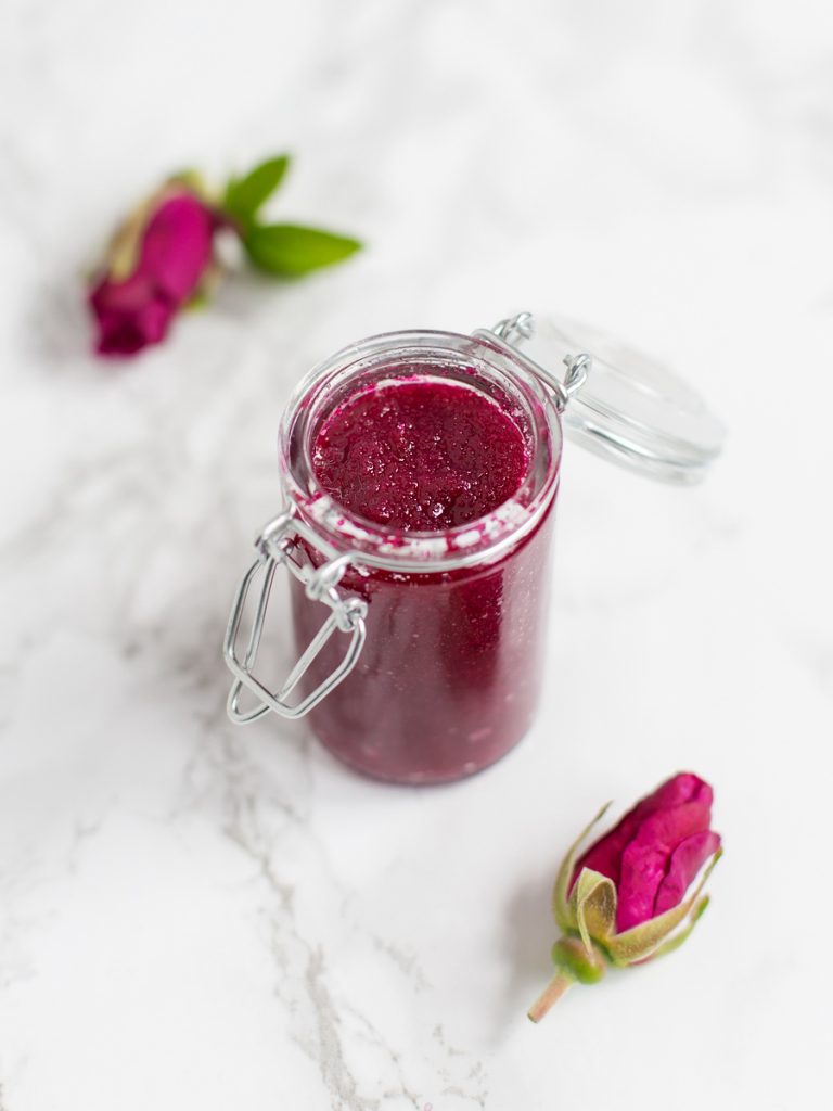 Rose petals in sugar preserve recipe