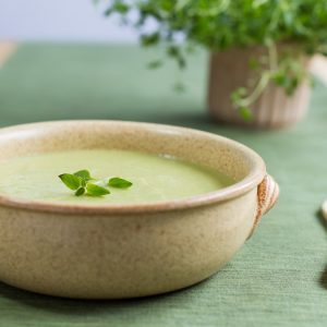Green pea and ricotta soup recipe