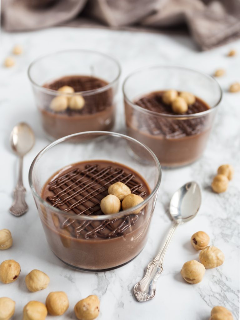 Nutella panna cotta recipe