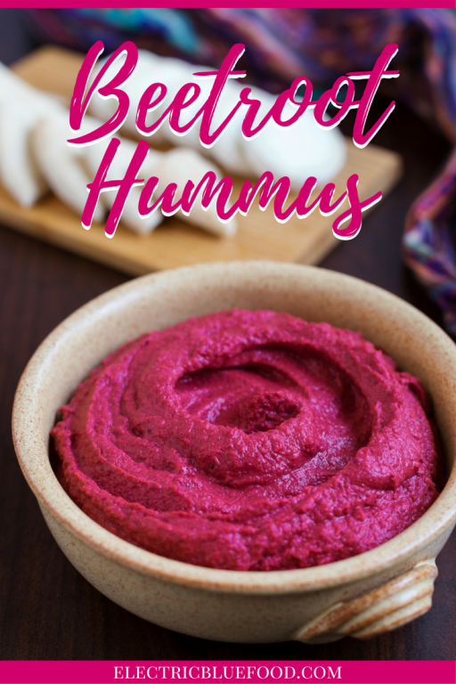 Beetroot hummus: a flavourful and deeply pink dip