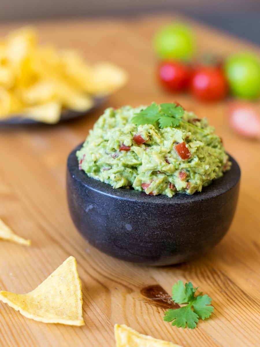 Chunky guacamole - more than just a dip! This version is chunky and full of flavour.
