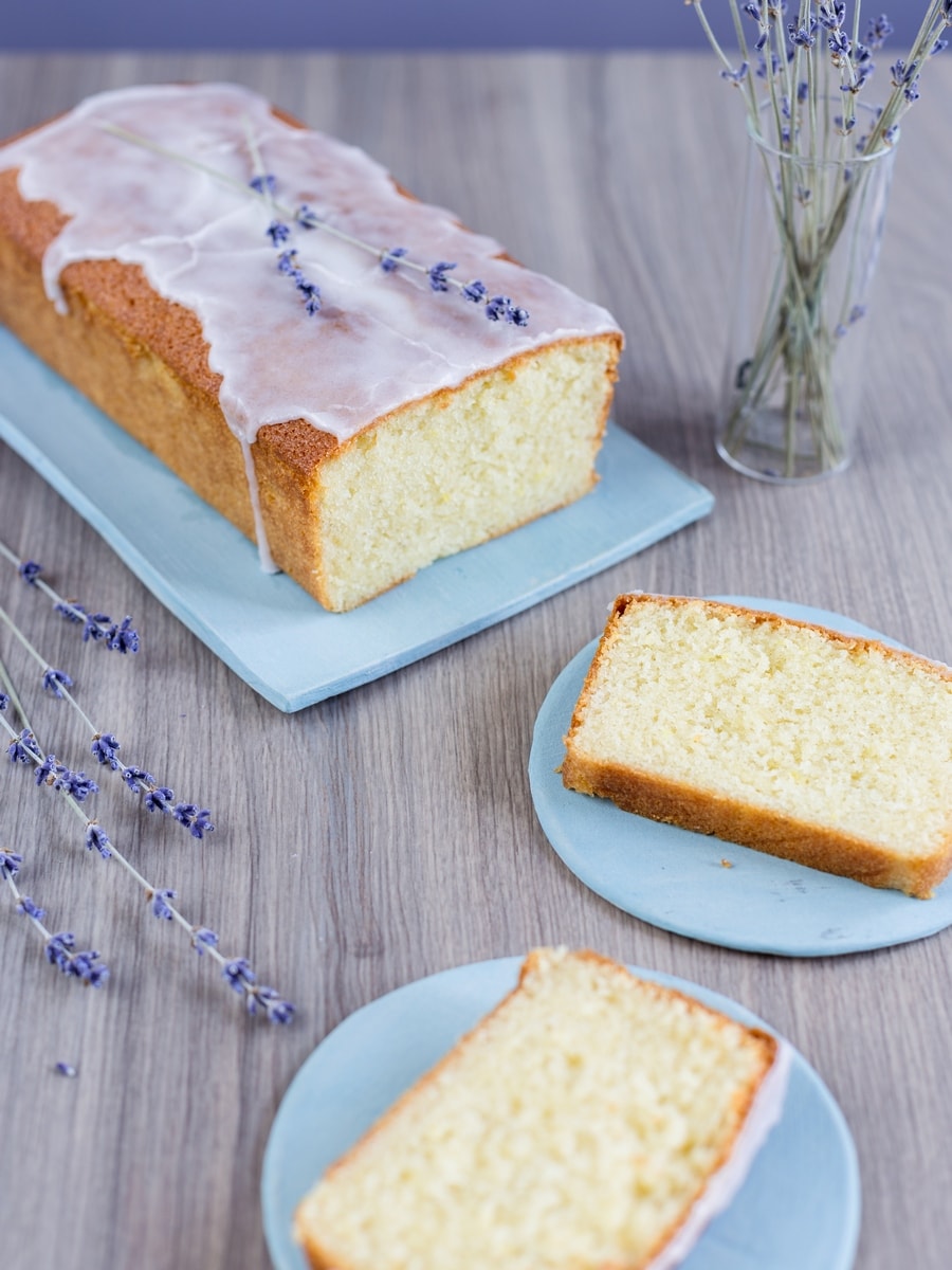 Lemon Lavender Cake Loaf. An easy recipe for a loaf cake that tastes like summer.