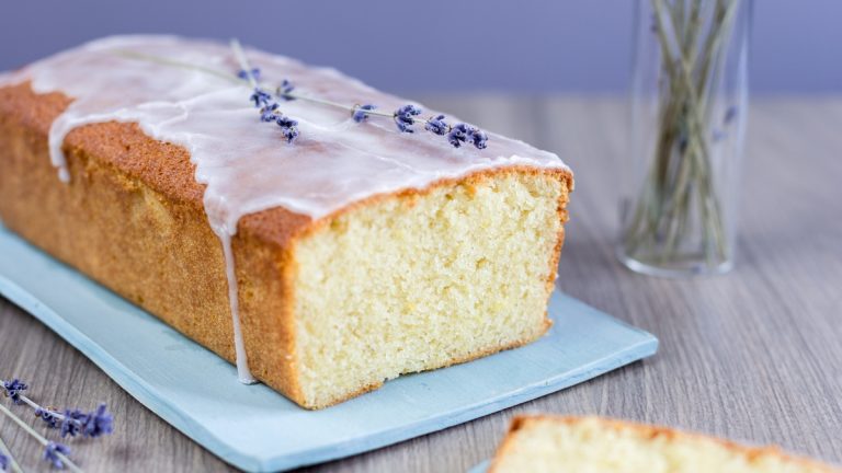 Lemon lavender cake loaf