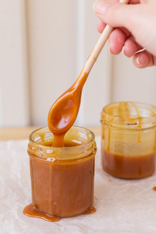 Salted caramel sauce • Electric Blue Food - Kitchen stories from abroad