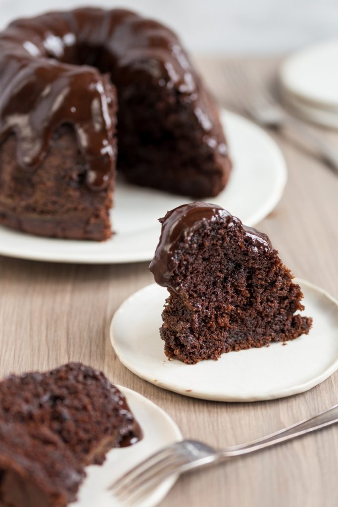 Chocolate Pumpkin Bundt Cake With Homemade Pumpkin Purée • Electric 