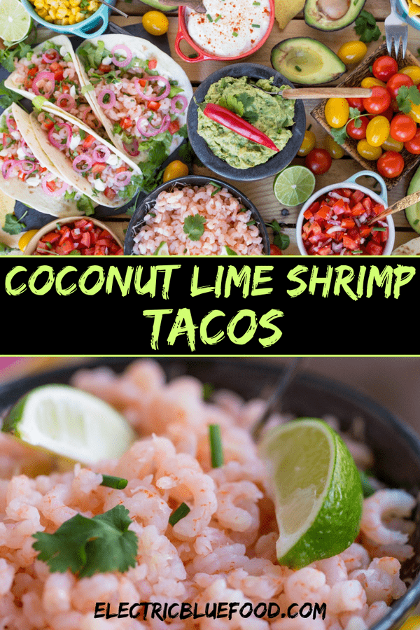 Coconut lime shrimp tacos