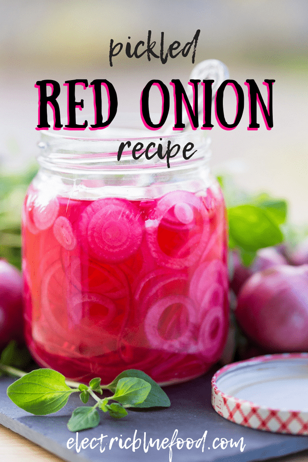 Pickled red onion, known in Swedish as picklad rödlök is a very popular addition to many Swedish dishes, perfect on shrimp sandwiches and hamburgers.