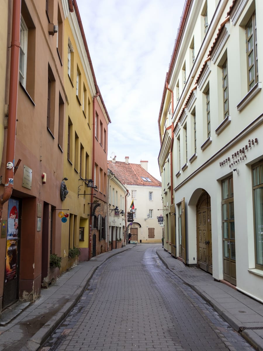 Streets of Vilnius, Lithuania