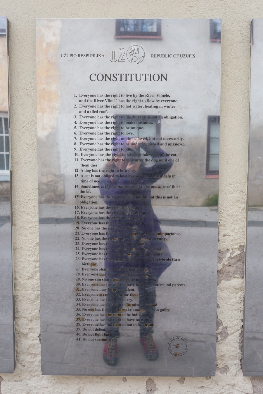 The Republic of Užupis Constitution