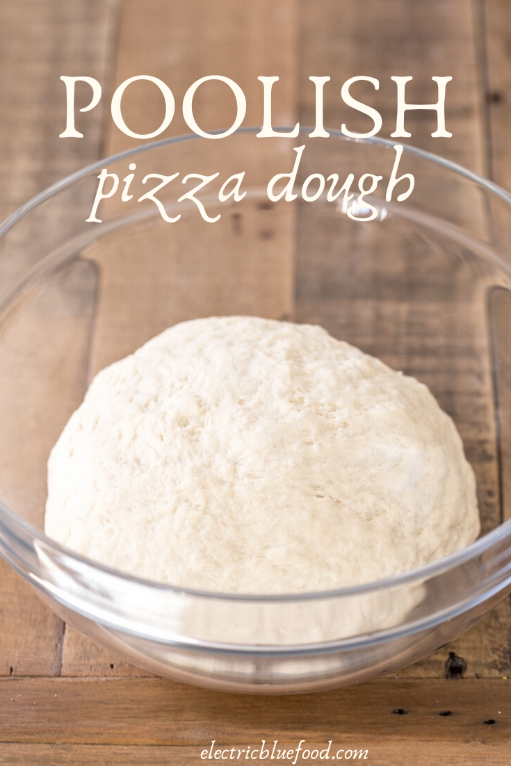 Poolish pizza dough. Howto make pizza dough with poolish pre-ferment.