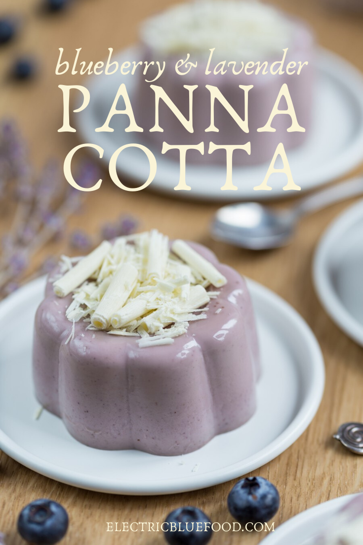 Blueberry lavender panna cotta: a dessert that tastes like a summer day.