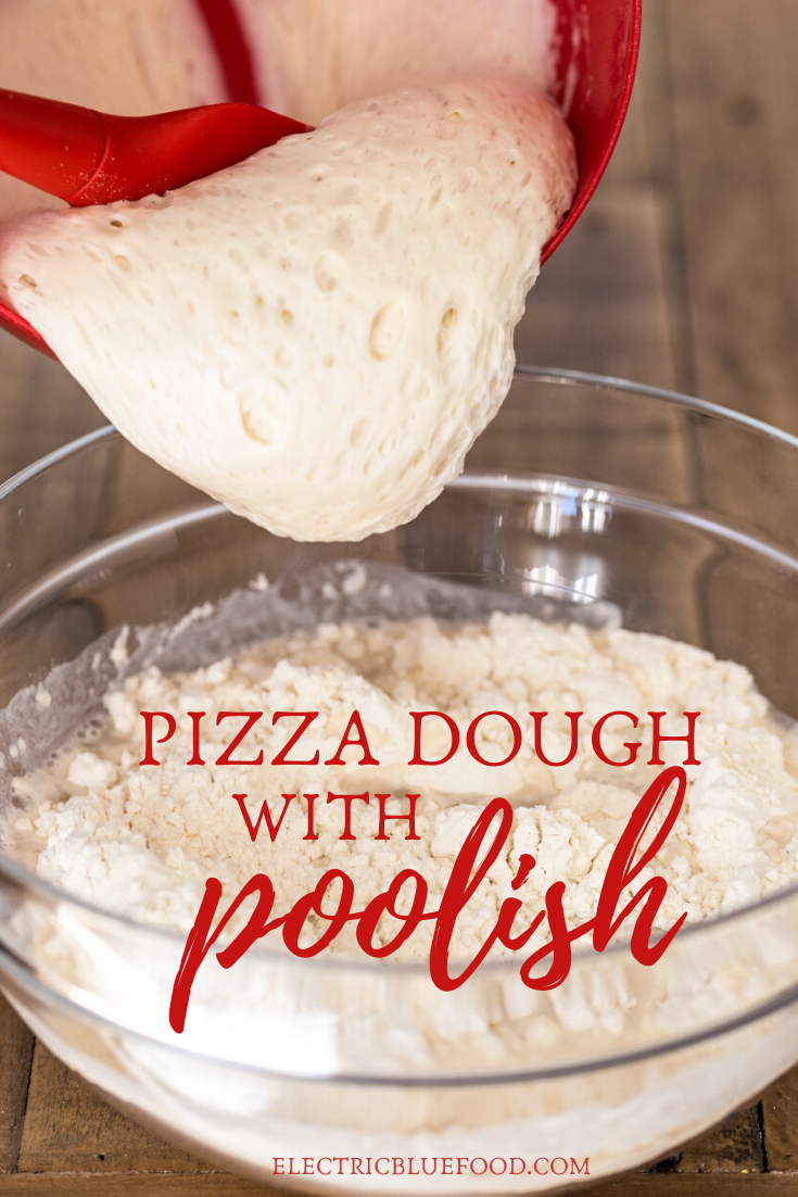 Poolish pizza dough. Howto make pizza dough with poolish pre-ferment.