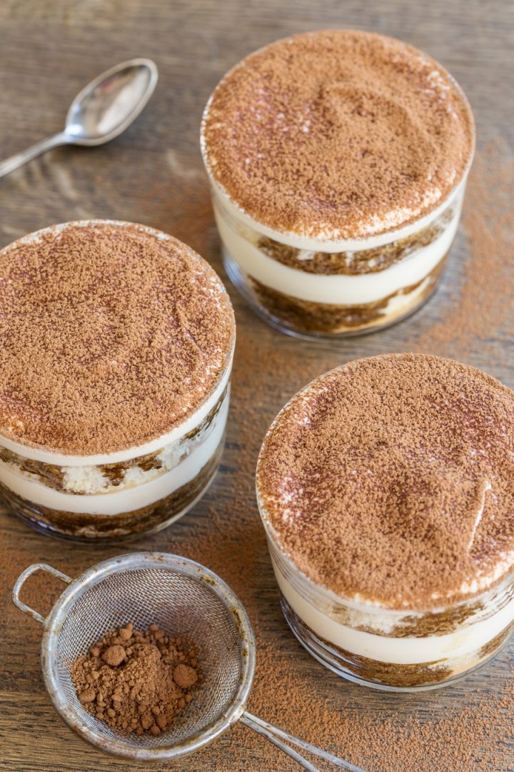 Tiramisu in a glass • Electric Blue Food - Kitchen stories from abroad