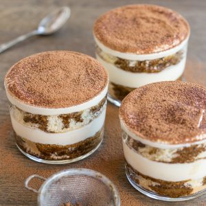 Tiramisu in a glass • Electric Blue Food - Kitchen stories from abroad