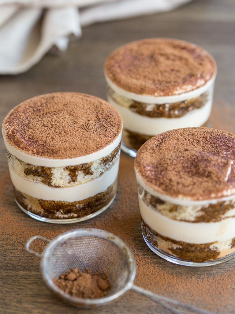 Tiramisu in a glass • Electric Blue Food - Kitchen stories from abroad