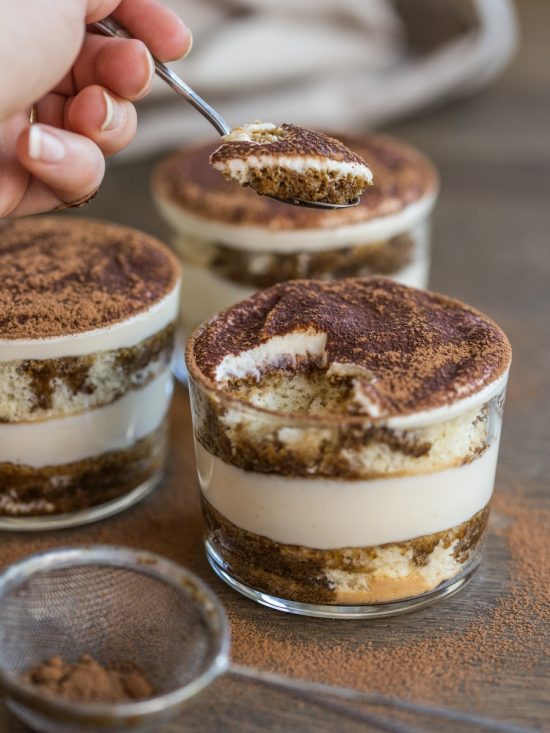 Tiramisu in a glass • Electric Blue Food - Kitchen stories from abroad