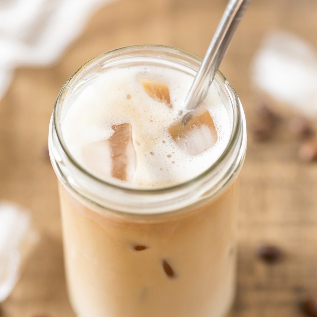 Cardamom cold brew iced latte • Electric Blue Food - Kitchen stories ...