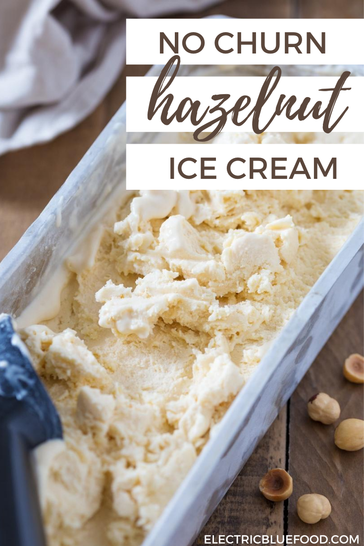 Delicious homemade hazelnut ice cream made with only 3 ingredients. No-churn hazelnut ice cream is easy to make and requires no ice cream machine! Try one of the finest gelato flavours you can find in Italy at home!