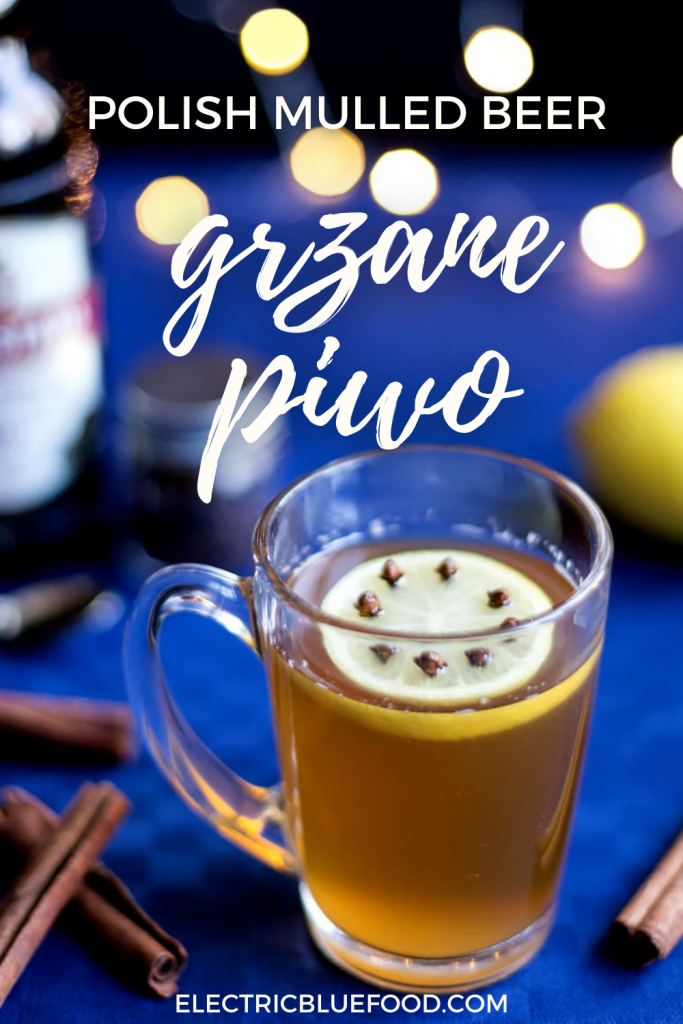Polish mulled beer grzane piwo is an excellent wintertime drink. Flavoured with honey and spices, and served with a lemon slice decorated with whole cloves, this may become your next favourite holiday drink.