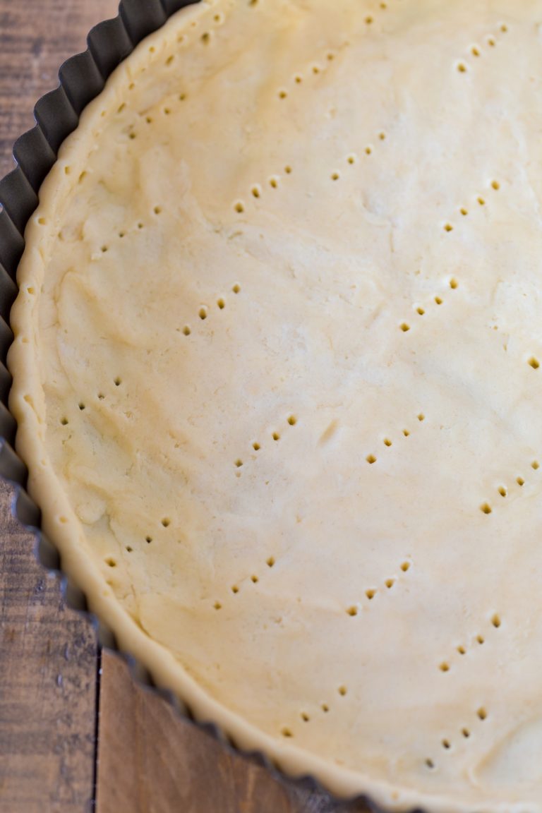White wine shortcrust pastry from scratch.