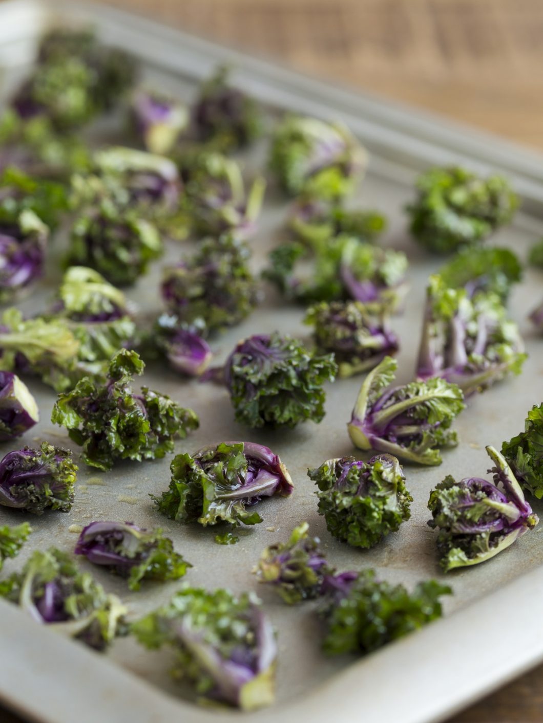 Roasted Flower Sprouts kalettes With Pine Nuts Electric Blue Food