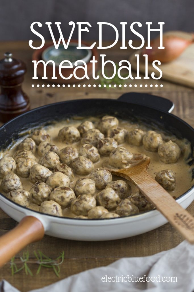 Authentic Swedish meatballs recipe traditionally served with cream sauce. Easy to make with step by step instructions, once you learn how to make Swedish meatballs you will never buy frozen again. Plus they freeze great themselves! This is the best recipe for firm meatballs.