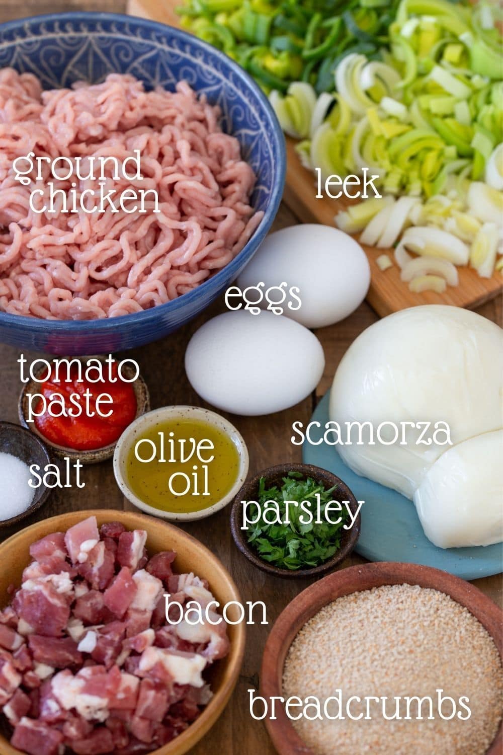 The ingredients needed in this recipe.