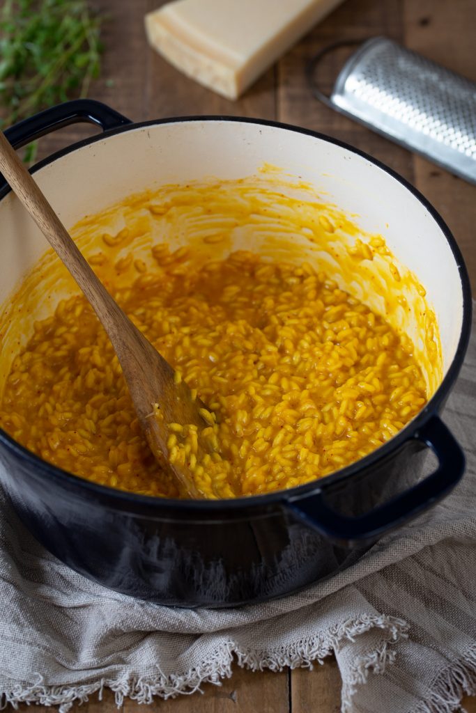 Saffron Risotto Alla Milanese Authentic Recipe • Electric Blue Food