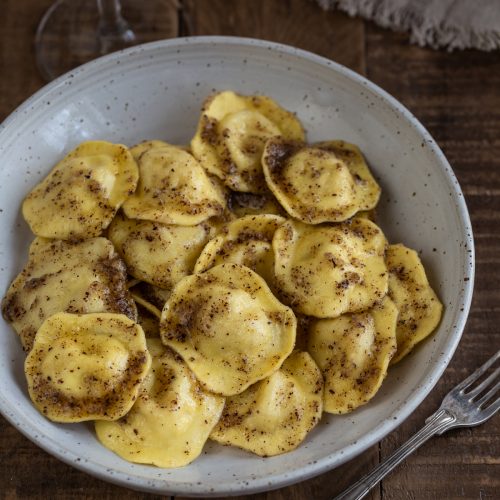 Smoked salmon ravioli with dill and potato • Electric Blue Food ...