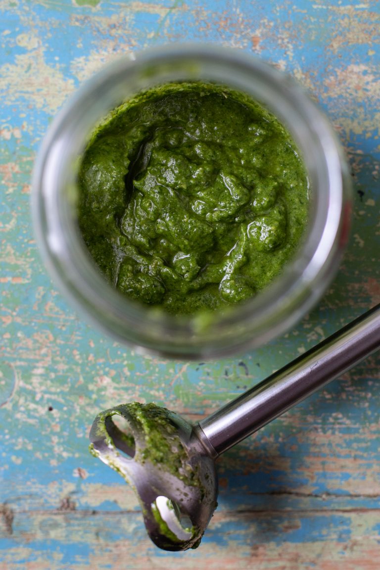 Small Batch Basil Pesto