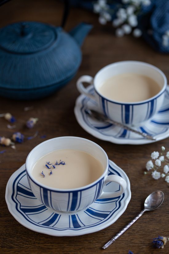 Earl Grey Panna Cotta Recipe • Electric Blue Food