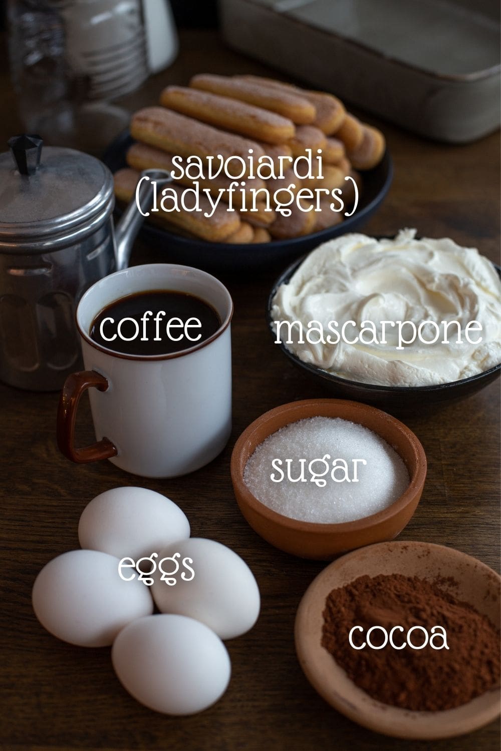 The ingredients needed for the recipe.