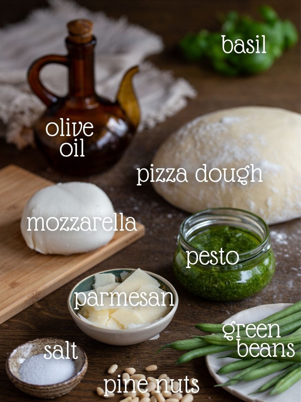 The ingredients needed for the recipe.