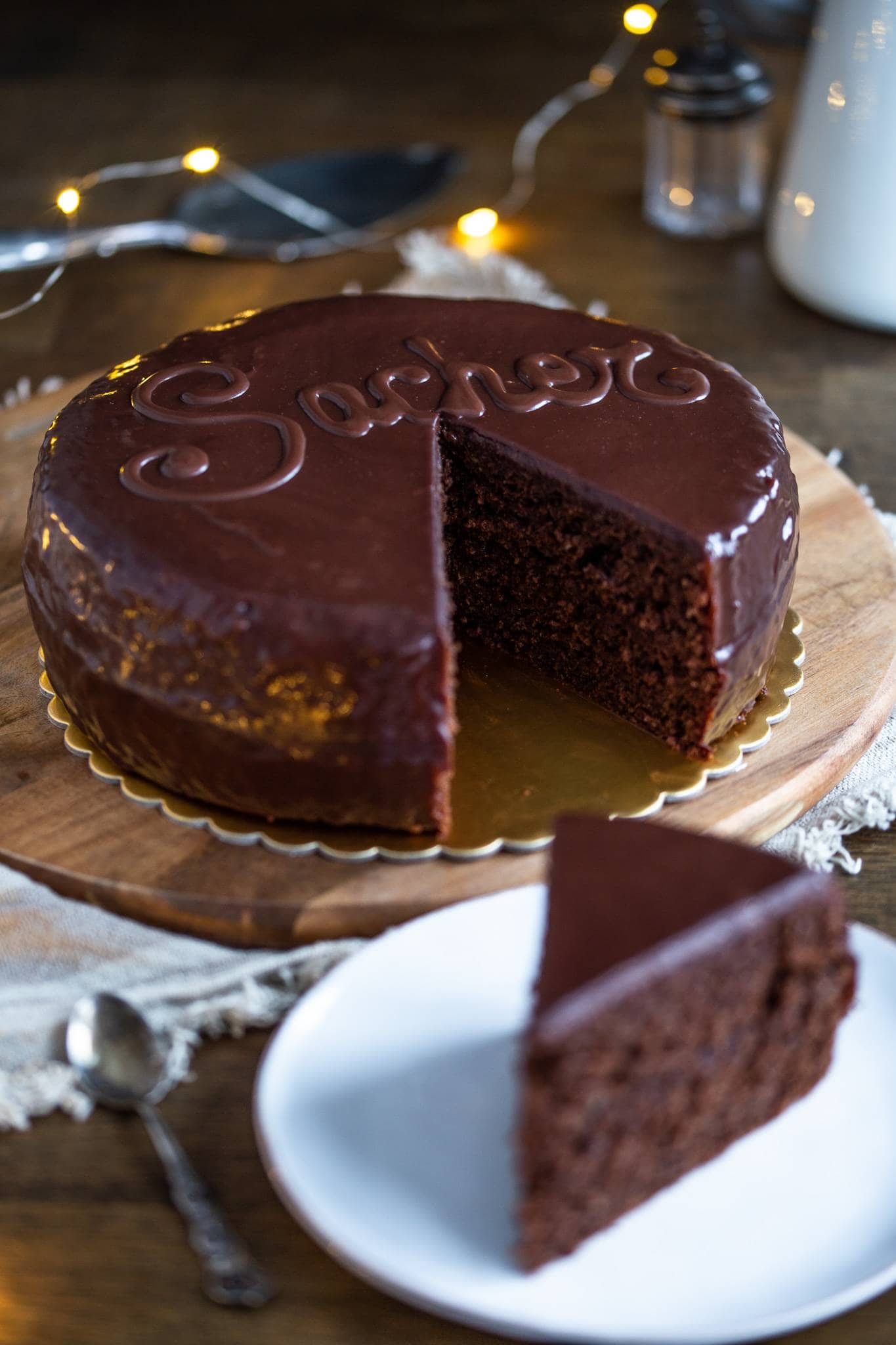Sacher-Torte  Traditional Chocolate Cake From Vienna, Austria