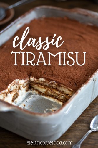 Classic Italian Tiramisu traditional recipe