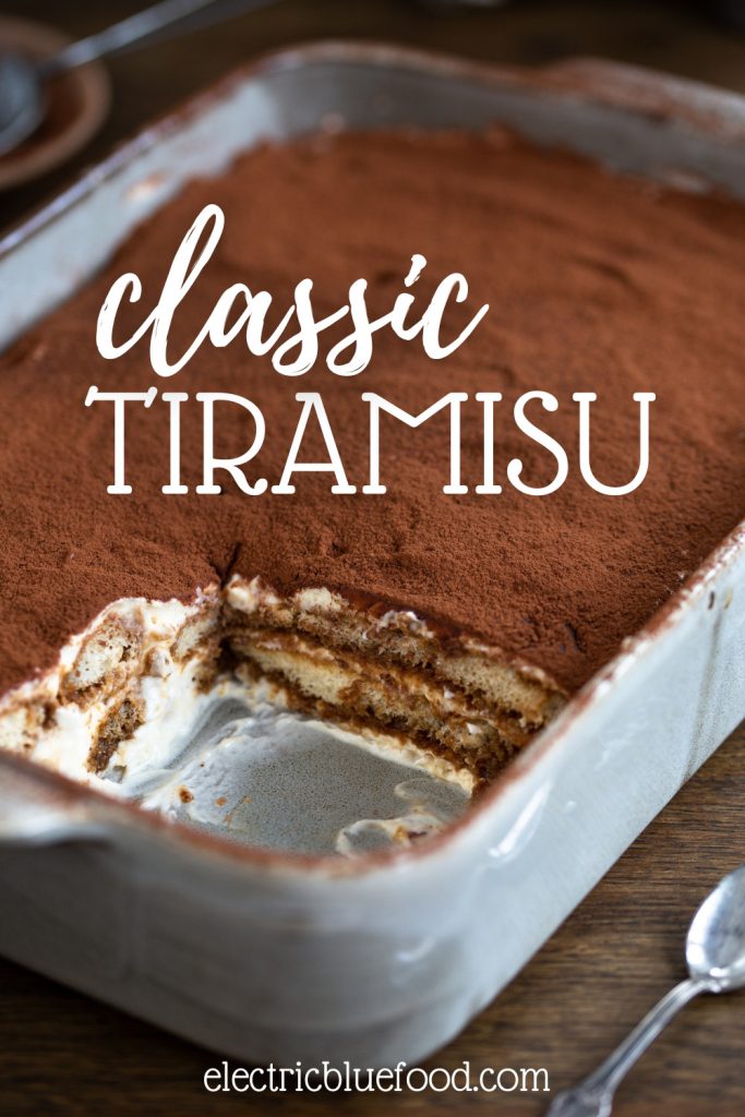 Classic Italian Tiramisu traditional recipe