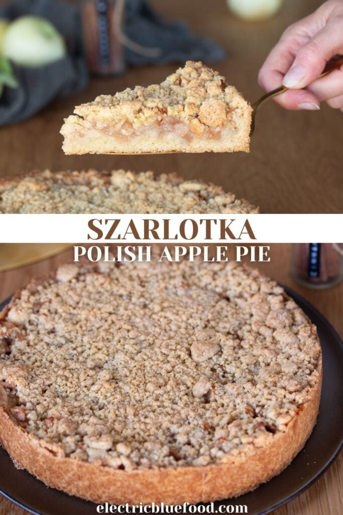 Szarlotka Polish apple pie pin.