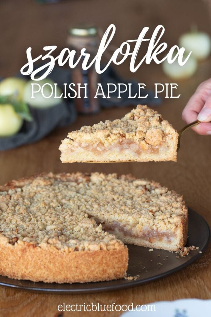 Szarlotka Polish apple pie pin.