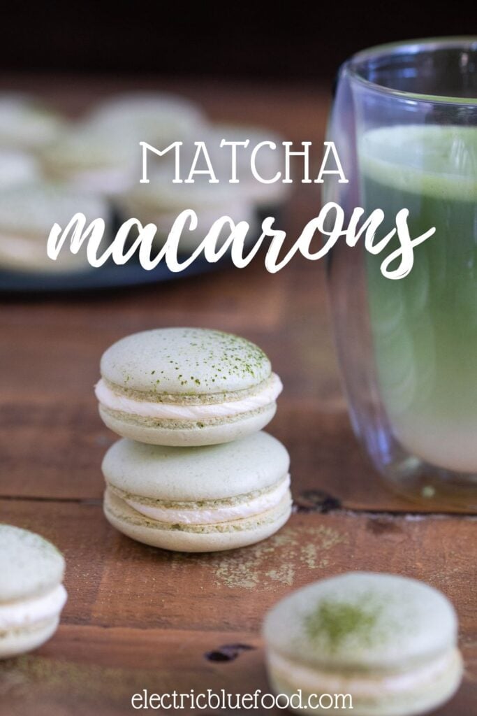 Matcha macarons pin.