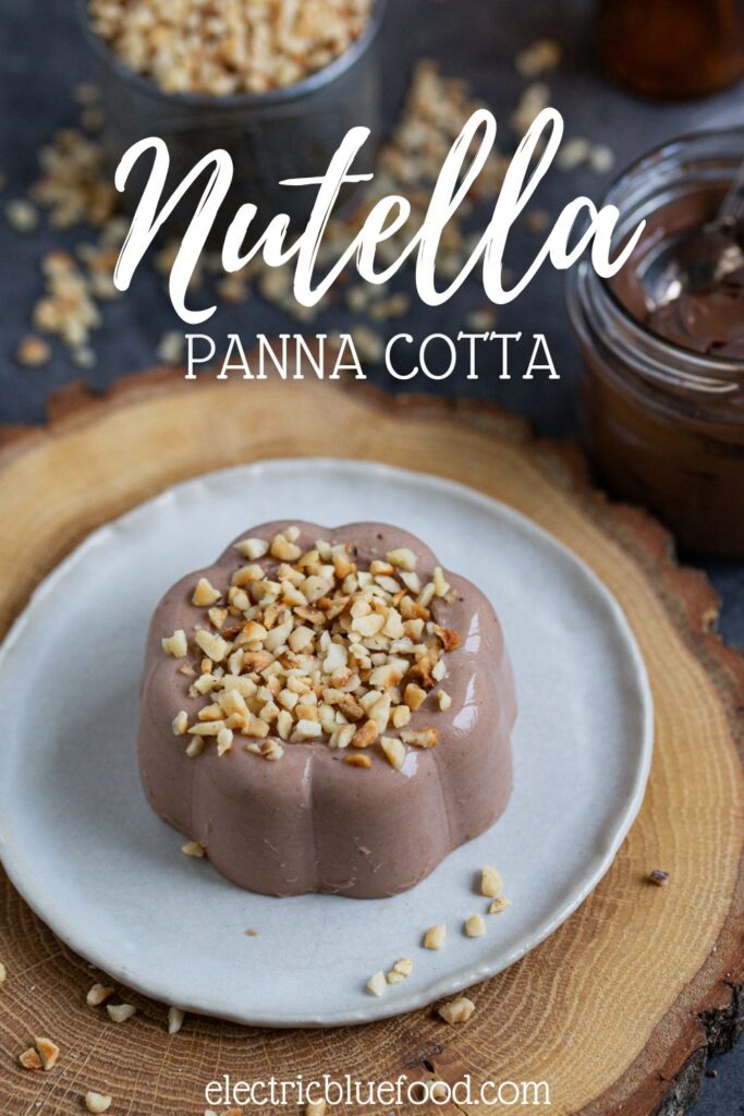Nutella panna cotta pin.